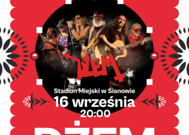 Plakat A3 Dożynki w Sianowie Koncert DŻEM