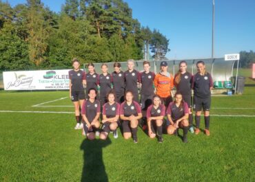 UKS Victoria SP 2 Sianów przed meczem w Luzinie