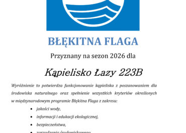 Certyfikat błękitna flaga
