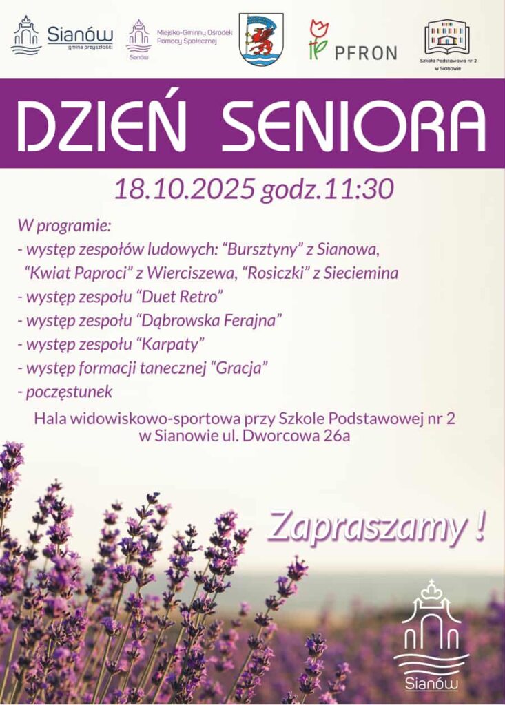 PLAKAT DZIEN SENIORA