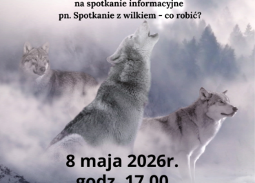 plakat wilk spottkanie z mieszkańcami