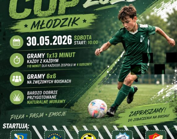 Victoria Cup 2026 Młodzik Zapraszamy. Do zobaczenia na Stadionie Miejskim w Sianowie!